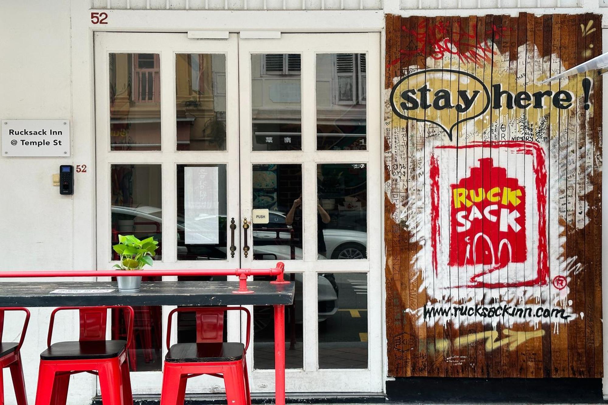 Rucksack Inn @ Temple St Singapur Exterior foto